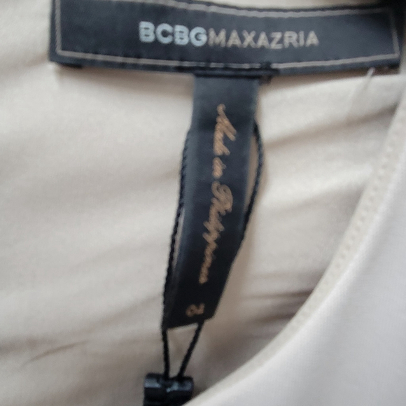 BCBGMAXAZRIA Evelyn Fully Lined Colorblocked Knee-length Dress Size 4 Pre-owned - Picture 10 of 10